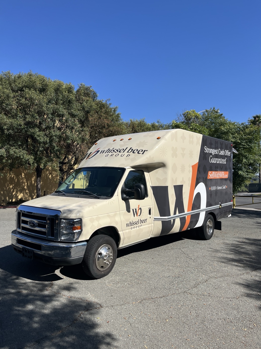 Whissel Beer Group wrapped moving truck